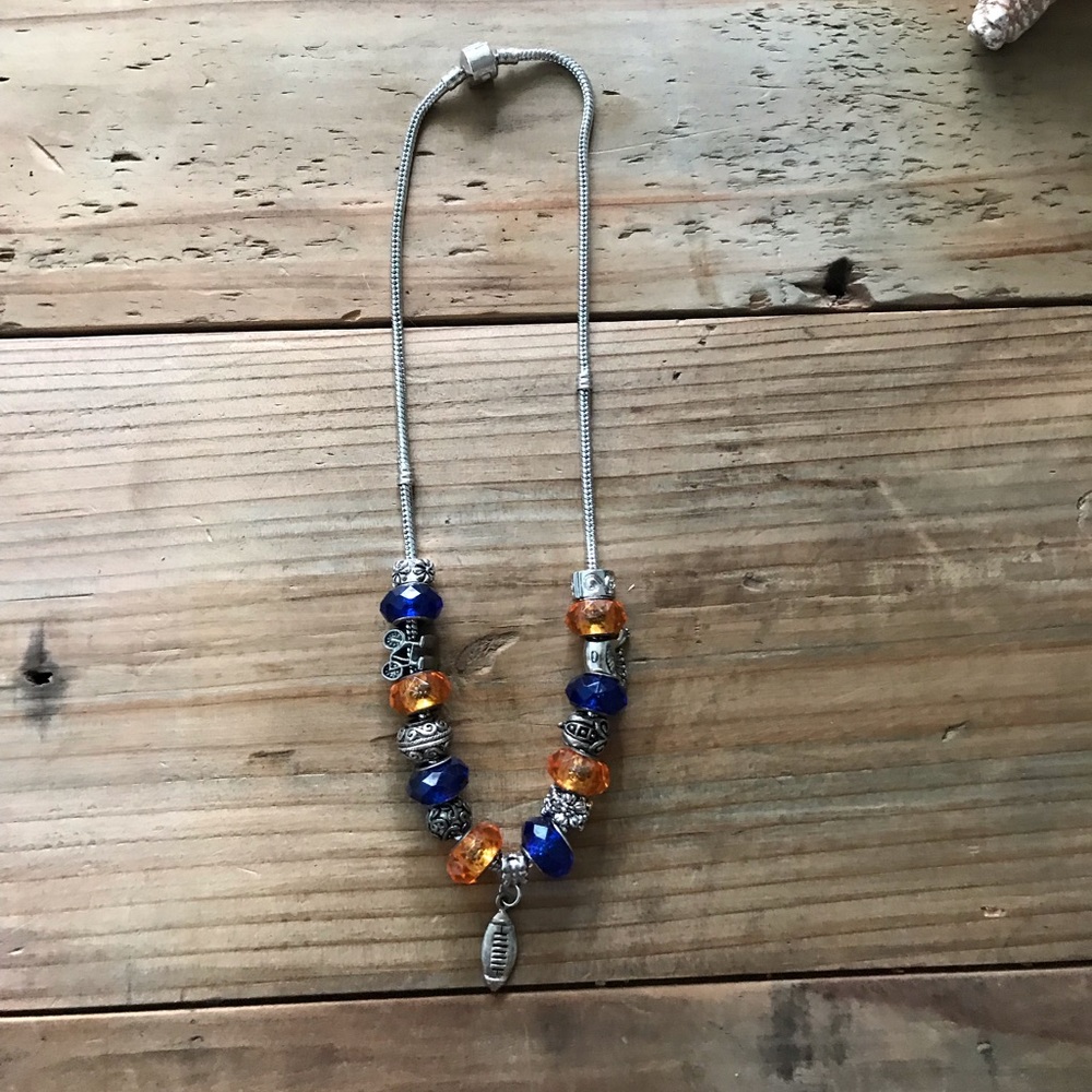 NWOT Charm Football Necklace